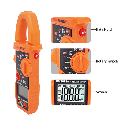 Versione Smart Consise AC Digital Clamp Meter Automatic Power Off Continuity NCV Detection