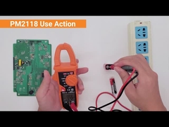 Multimetro digitale portatile di autonomia con contatore di pinza di corrente alternata / continua con rilevamento NCV