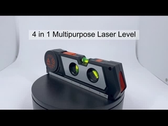 4 in 1 livello laser multiuso linea trasversale bolla laser orizzontale e regolare livello