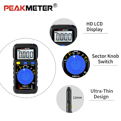 Mini Pocket Digital Multimeter 600V tensione 40MOhm resistenza 4000 conteggi 1.5V batterie Tester
