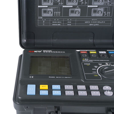 Tester di resistenza alla terra portatile Grande capacità di memoria Dati rapidi Ideale per ingegneri e tecnici elettrici