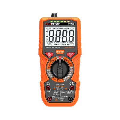 Calcolatore di temperatura elettrico professionale Multimetro digitale Voltmetro RMS vero