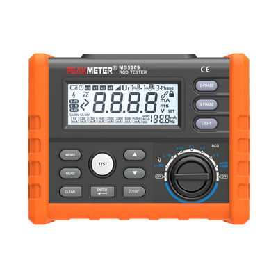 Testatore di interruttore di perdite professionale con test di RAMP AUTO e rilevamento della tensione di guasto