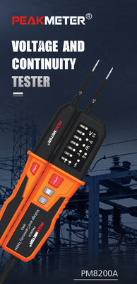 Detettore di tensione di prova RCD a gamma automatica per misurazioni ad alta precisione in circuiti a tre fasi