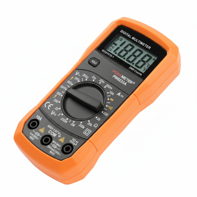 Multimetro digitale portatile compatto con misurazione di tensione AC/DC 600V e corrente DC 10A, di grado professionale