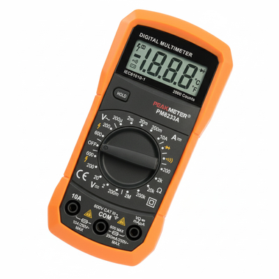 Multimetro a pinza digitale facile da usare Multimetro con display LCD a 3 1/2 cifre Resistenza di misura 200Ω-2MΩ