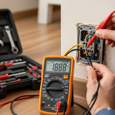 Multimetro digitale ad alta precisione per la misurazione della resistenza 200Ω-2MΩ e del range di tensione AC 200V/600V